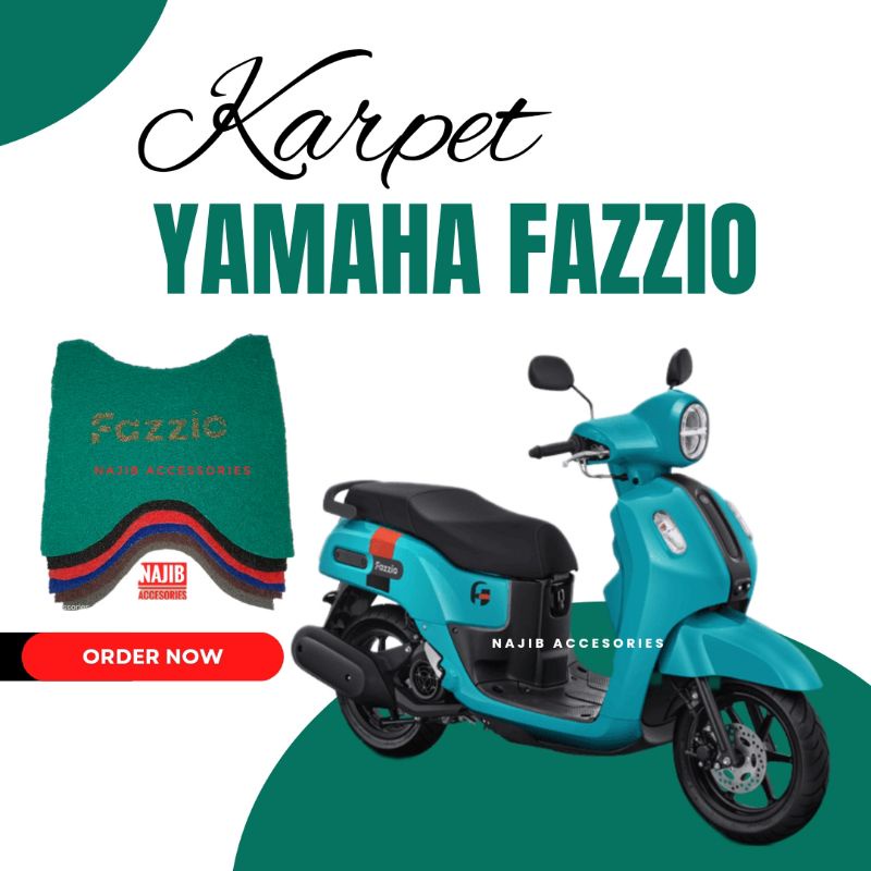 Pijakan kaki yamaha fazzio floor Karpet Serabut anti baret fazzio karpet fazzio Termurah