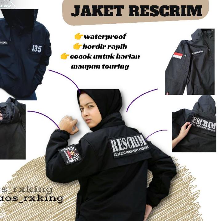 KAL500 JAKET Rx King RESCRIM RX KING original (JAKET PRIA & WANITA) <>