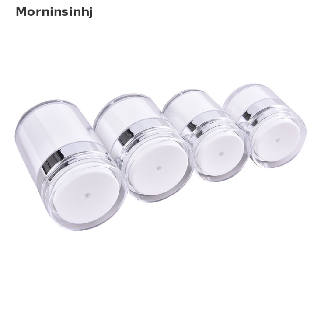 Mornin Acrylic Airless Pump Jar Botol Cream Akrilik Kosong Isi Ulang Kosmetik Berisi id