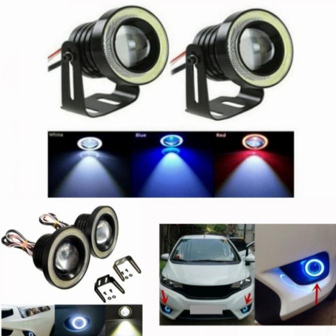 Lampu Fog Lam Mobil Vios Gen2 Angel Eys 89mm Universal