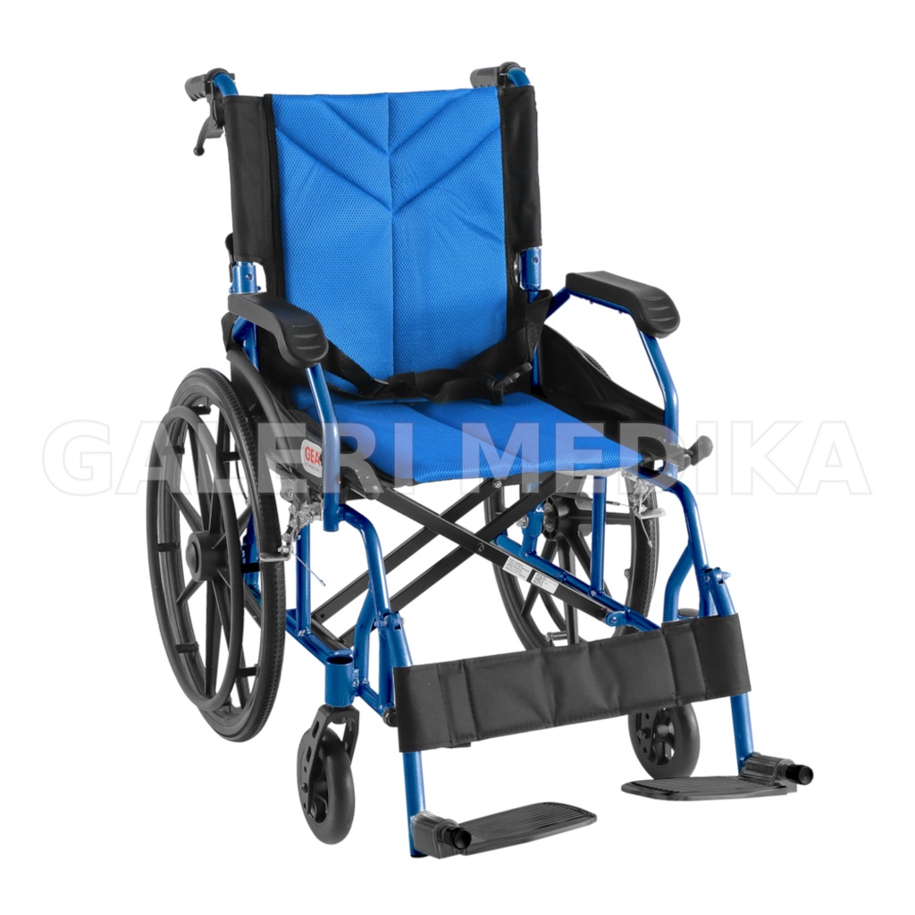 Kursi Roda GEA FS 863M Aluminium Nanometer - Kursi Roda Semi Travel Bisa dilipat