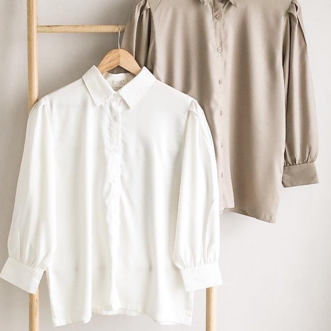 ✤ SHASHI PUFFY SHIRT | KEMEJA PUFFY ✯