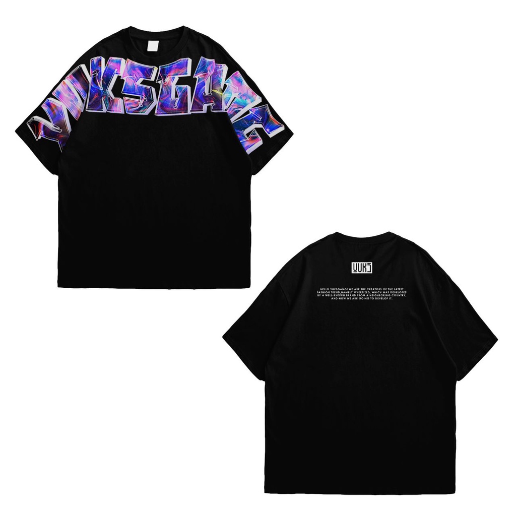 OVERSIZE T-Shirt Black ''YuksGang''