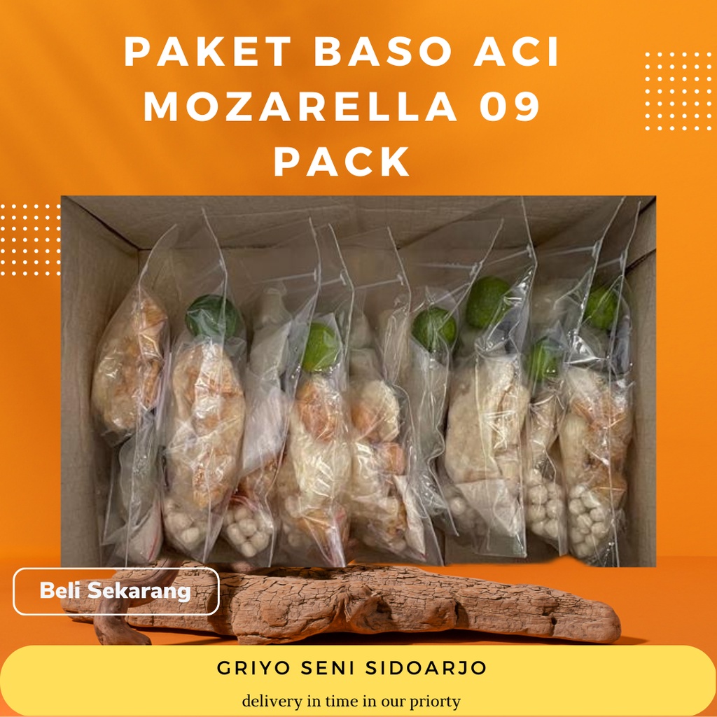 paket baso aci Mozarella 1kg 9 pcs