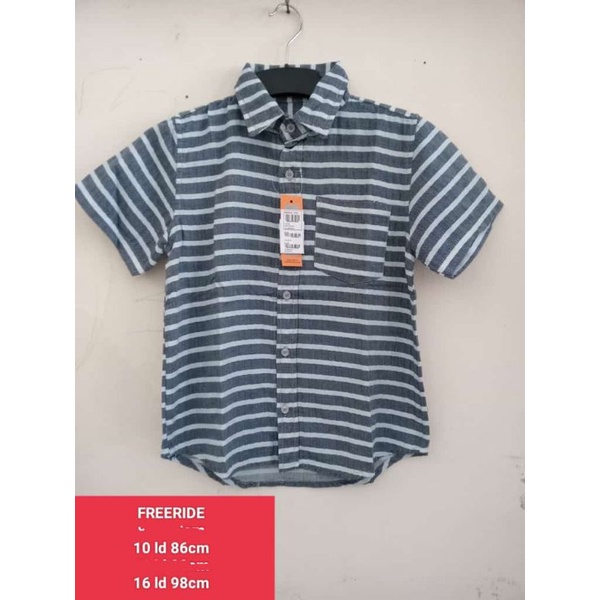 kemeja anak FREERIDE ORIGINAL , kemeja anak kembaran