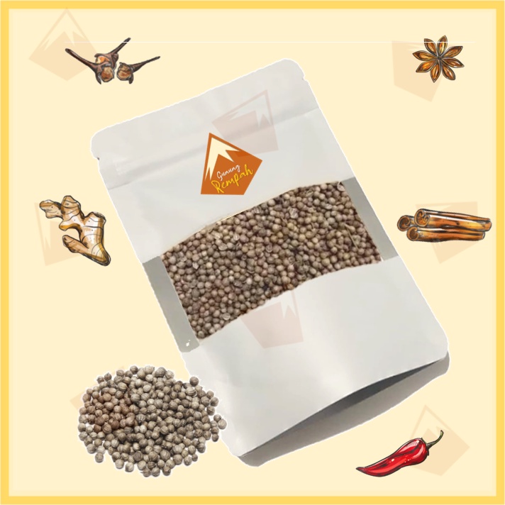 

Ketumbar Hitam Biji / Ketumbar Hitam Organik / Organic Whole Coriander