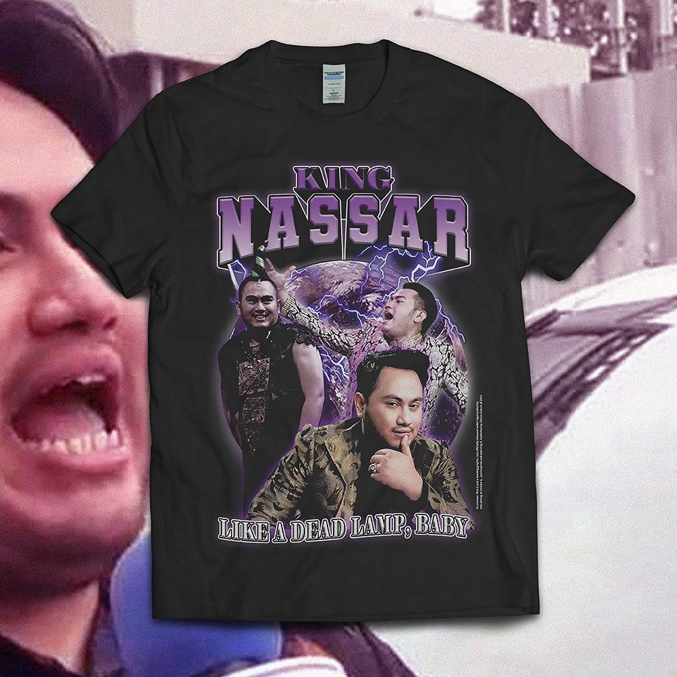 ✦ KAOS/BAJU - KING NASSAR • bootleg concept tees