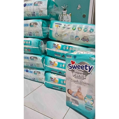 pampers sweety silver pants