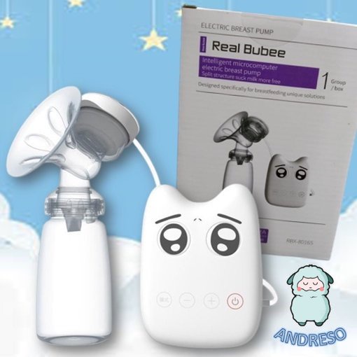 Real Bubee Single Electric Breast Pump Pompa ASI Elektrik Tunggal