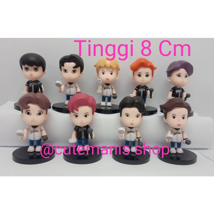 ✿ BISA COD✿ Korean KPOP EXO Star Action Figure Toys BAEKHYUN CHANYEOL CHEN D.O.