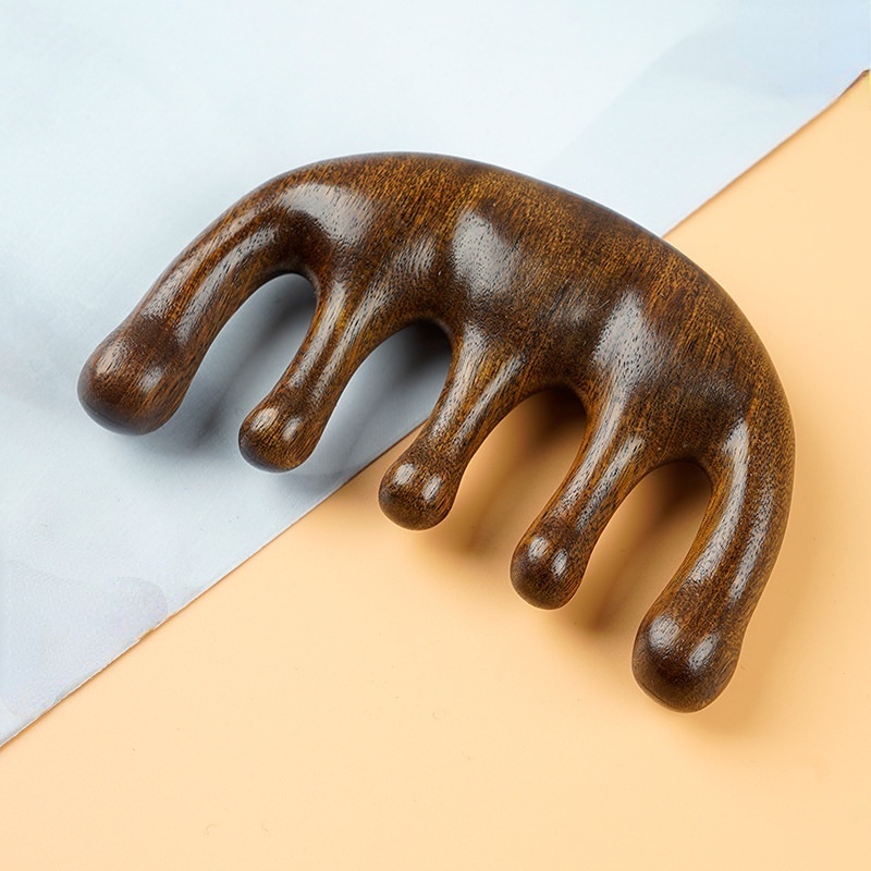 Sisir Pijat Cendana Sisir Pijat Kepala Pria Wanita Scraping Dredging Meridian Massage Comb