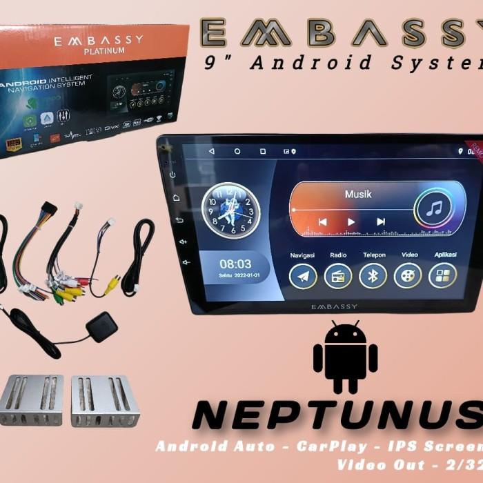 Head unit Android Embassy 9 Inch Memory 2/32Gb