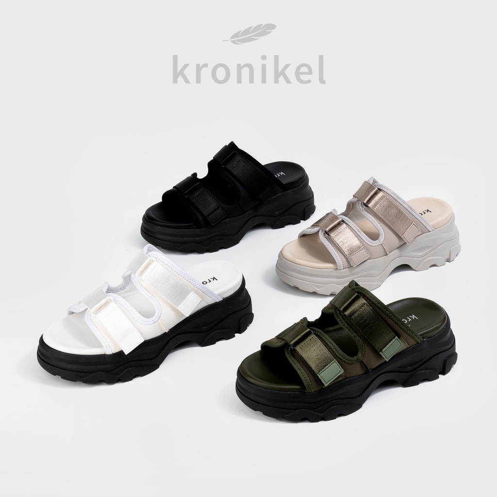 [PREMIUM LOKAL BRAND] KRONIKEL PROJECT // GRETA CHUNKY SANDALS