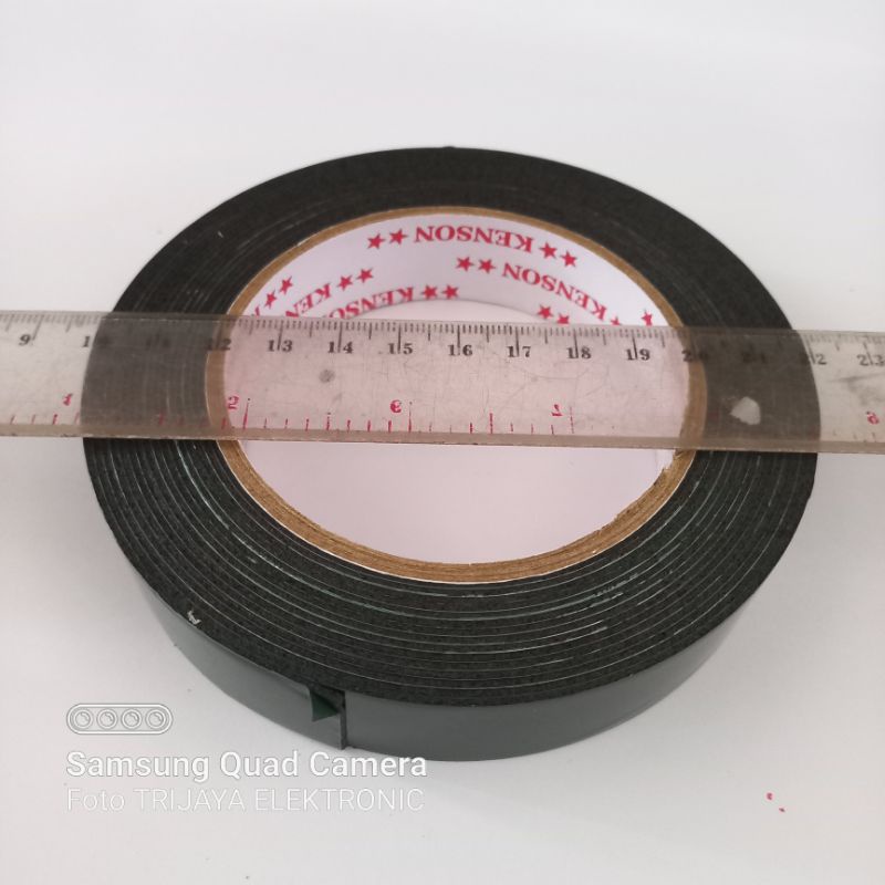 

Double Tape Foam Hijau 1 Inci 5 Meter