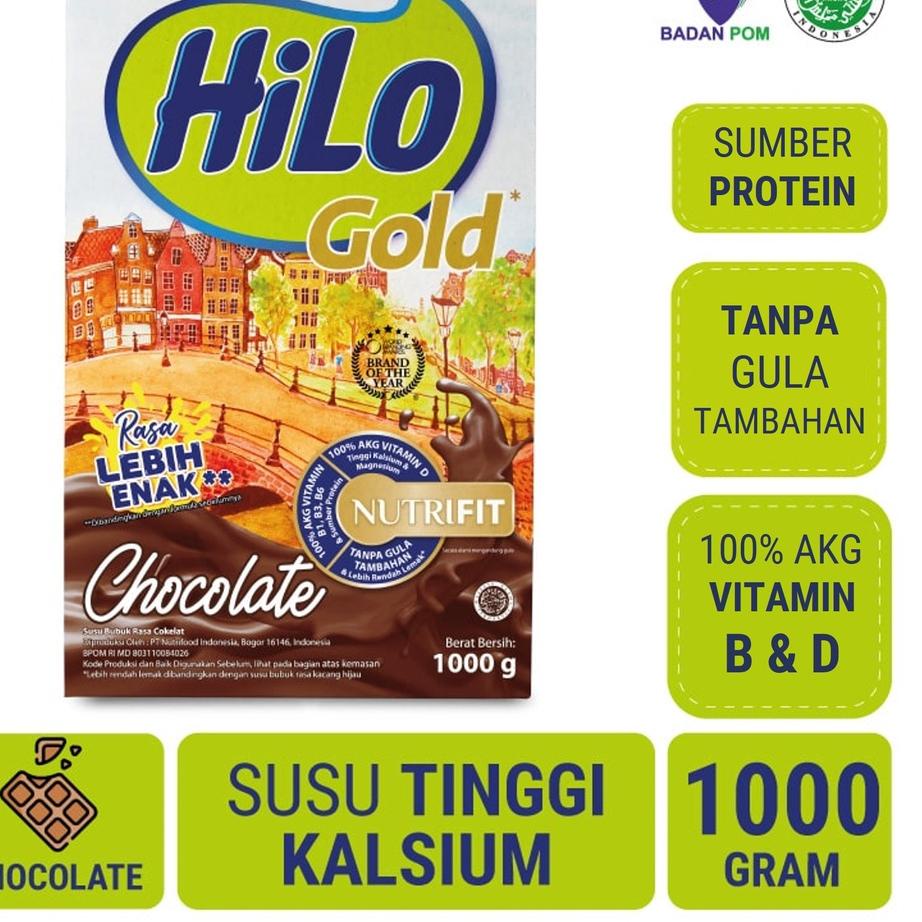 

COD HiLo Gold Chocolate 1000 gram - Susu Tinggi Kalsium Lebih Rendah Lemak !!