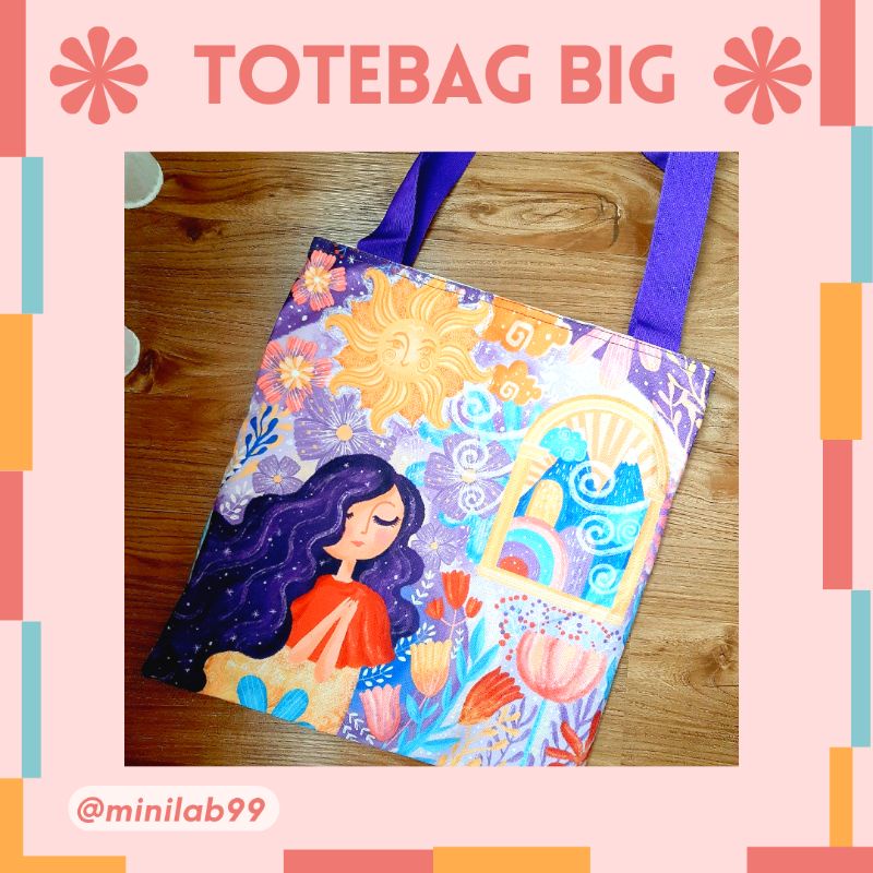 Hampers Kado Totebag Tas Indonesia Canvas Lucu