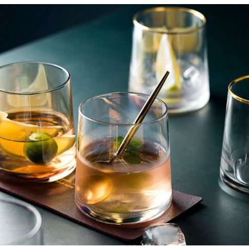 

Promo ARAMI MINJI Coffee Tea Glass Cup w/ Golden Ring Gelas Cangkir Kopi Teh Diskon