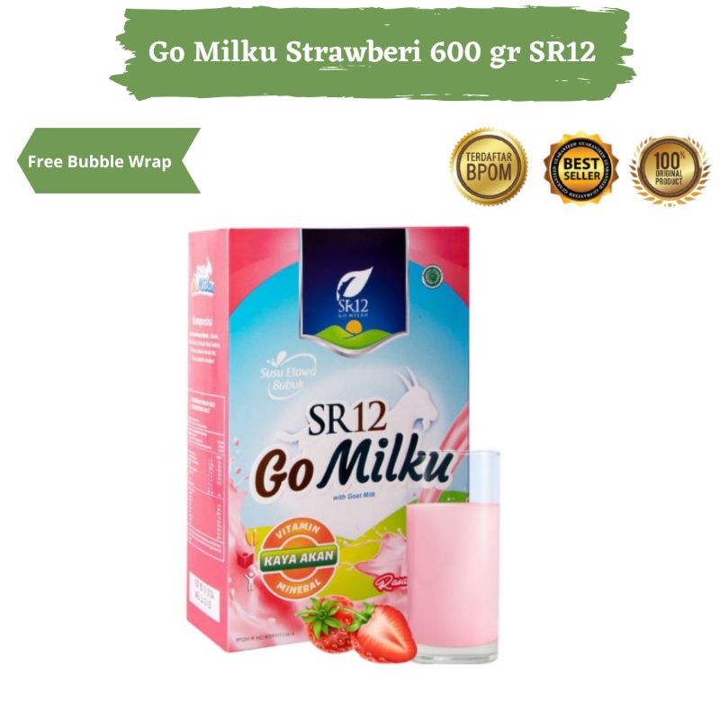 

SR12 Go Milku Etawa Rasa Strowberi 600 gr