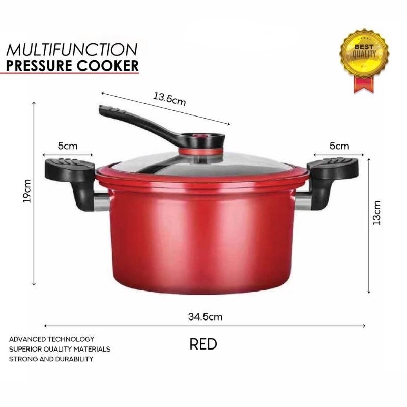 Presto Totipotent 24cm M-660 + Tutup + Dus Panci Presto Premium Pressure Cooker Pot