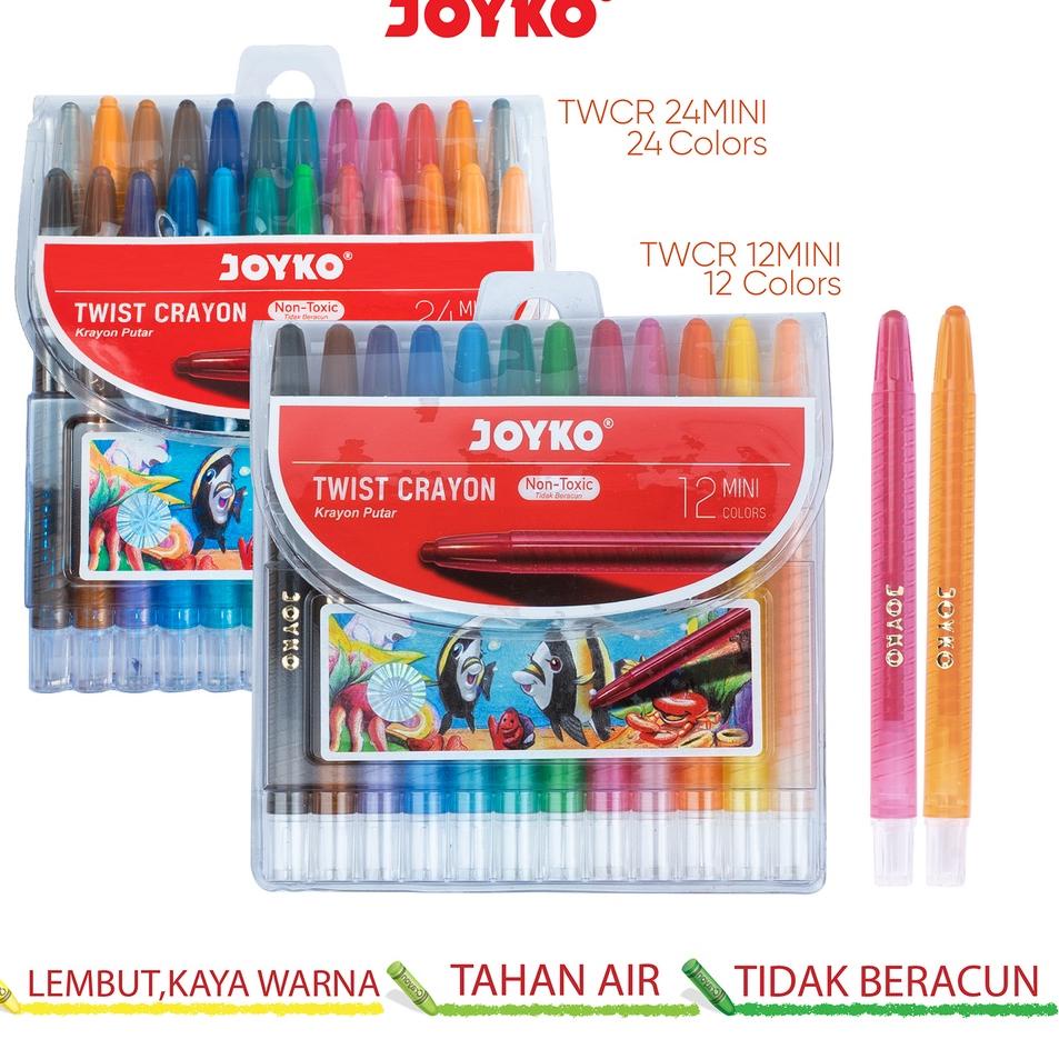 

Garansi Original Krayon Putar Mini Twist Crayon Joyko TWCR