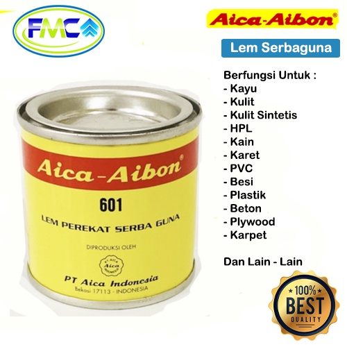 Lem Kuning Aibon Aica 70Gram Asli Untuk Kayu Papan Triplek Sepatu Baju Celana Kain Kulit Sintetis