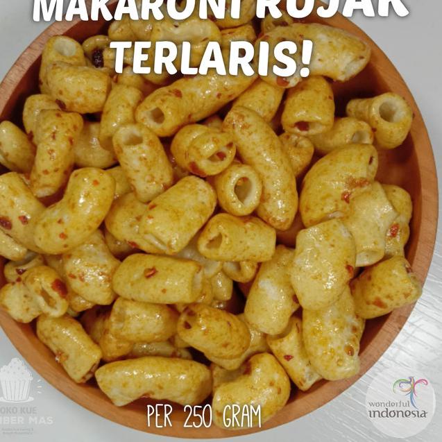 

♣ MAKARONI BUMBU RUJAK PEDAS MANIS 1 KG / MAKRONI RUJAK / MACARONI RUJAK / ♛