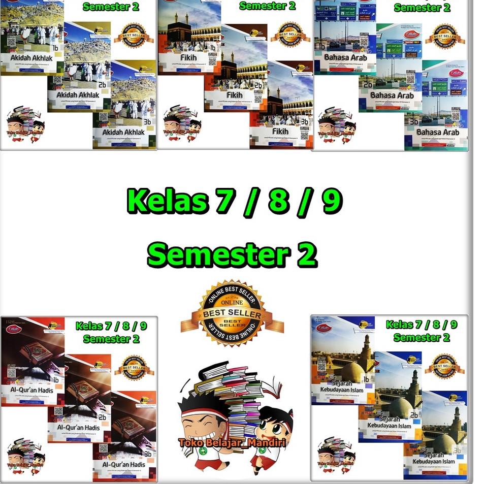 P39 LKS SMP/MTS Kelas 7 | VII / 8 | VIII / 9 | IX Semester 2 Fattah  Akidah Akhlak/Bahasa Arab/Fikih