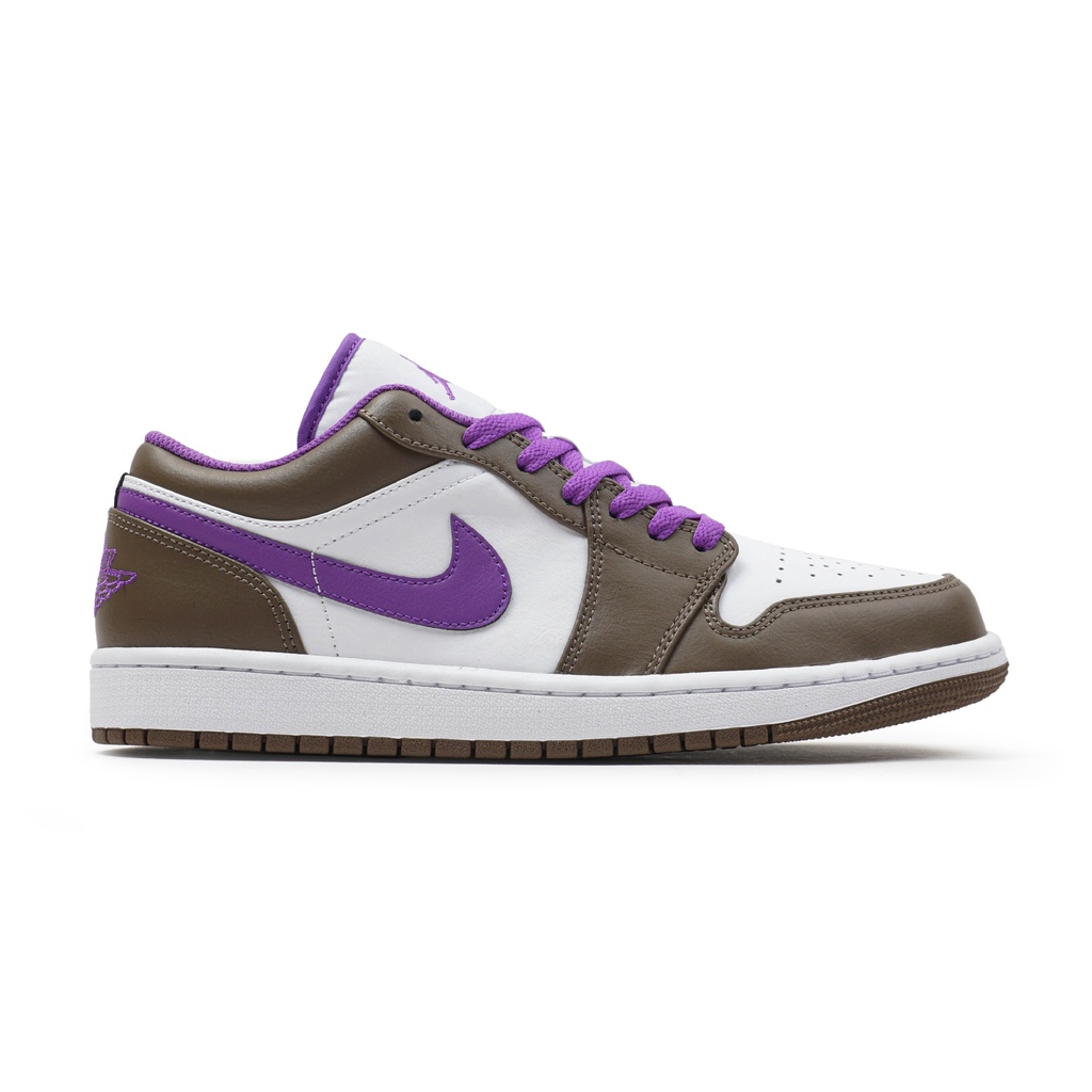 Nike Air Jordan 1 Low Palomino Wild Berry Sneakers Pria Wanita