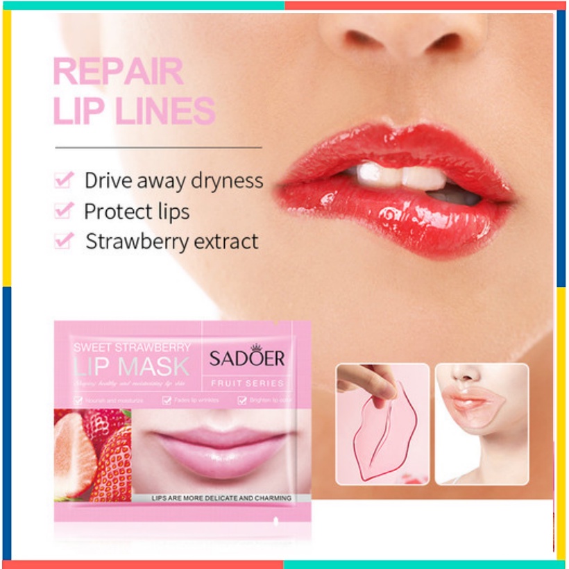 Collagen Lip Mask Lips Masker Bibir Pelembab BQ008