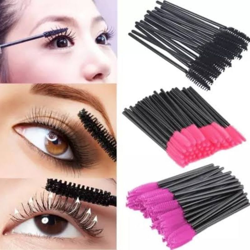 QQ4 SIKAT MASCARA &amp; ALIS | KUAS MASKARA EYEBROW | alat makeup murah | aplikasi make up sekali pakai