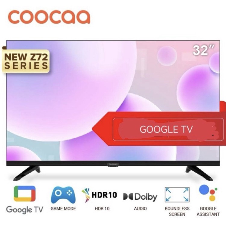 [Google TV] COOCAA 32 Inch Smart LED TV Digital 32Inch TV- Flicker Free (COOCAA 32Z72)