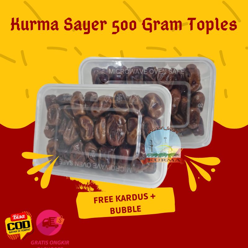 

[ GS ] Kurma Sayer 500gr Al Saad Arab / Kurma Sayer UEA / Kurma Sayer Emirates / Oleh Oleh Haji