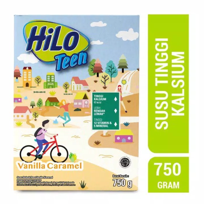 

[ COD ] Hilo Teen Rasa Vanila Caramel 750gram 750 gram