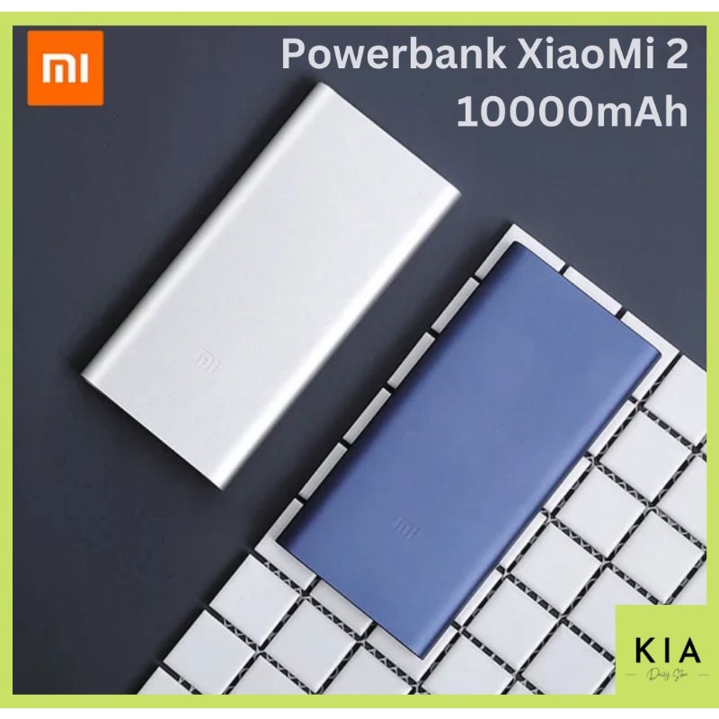 XIAOMI Original Powerbank Xiaomi 2 10000mAh 12V 15W 1 USB Fast Charging V2.0 OEM Garansi