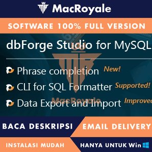 [Full Version] Devart dbForge Studio for MySQL Professional Lifetime Garansi