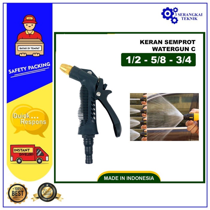 Semprotan Air Pistol Taman Semprotan Air 1/2 - 3/4 Inch