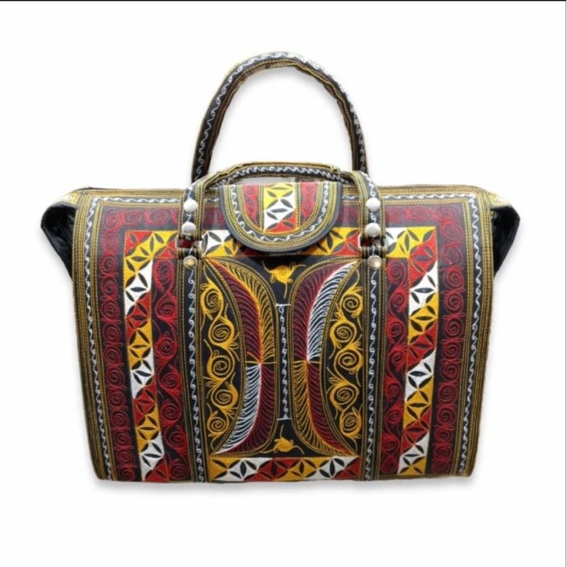 Tas Koper Besar Bordiran Motif Khas Aceh || Travel Bag Khas Aceh