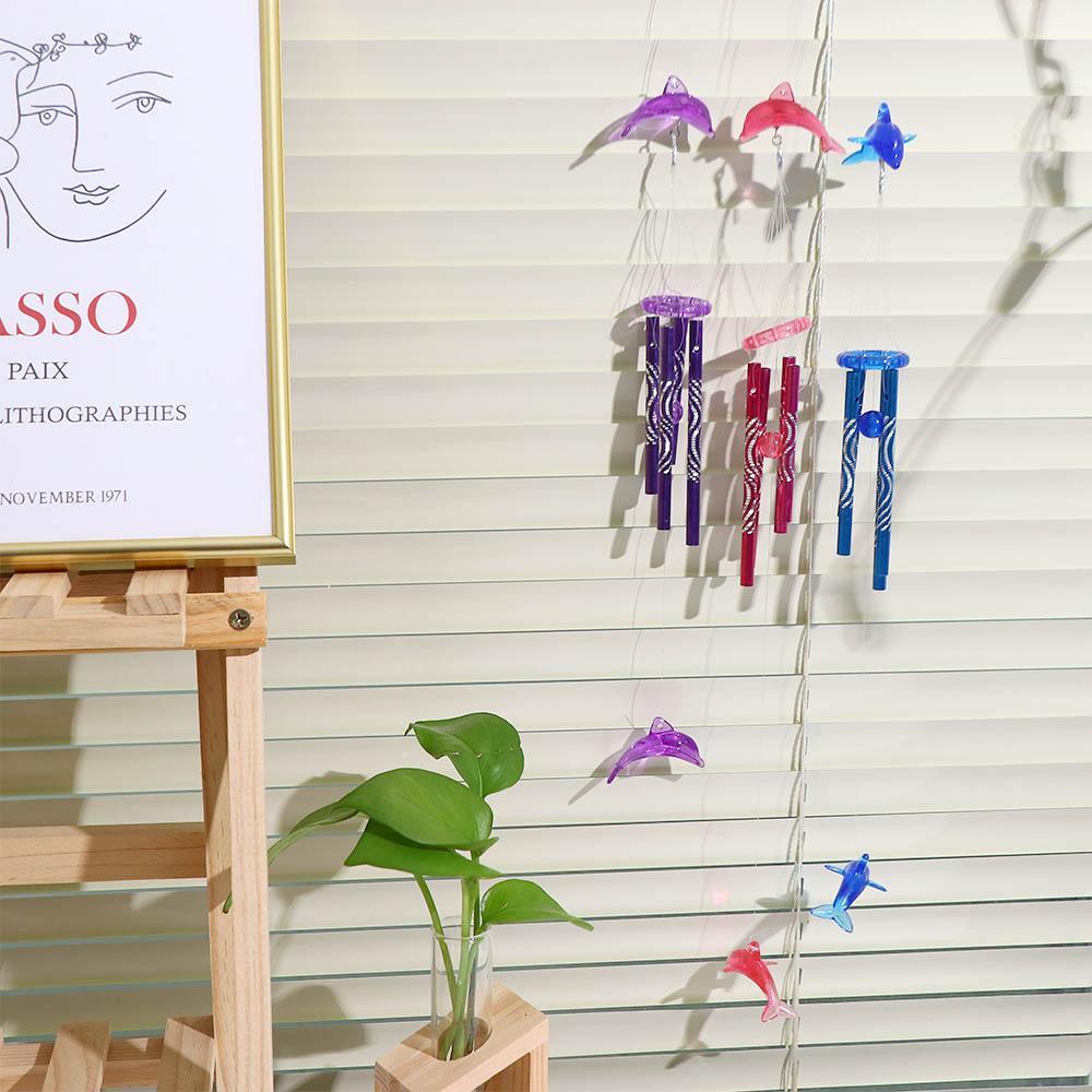 Rebuy Wind Chime Berkah Hadiah Kreatif Lumba Kristal Taman Rumah