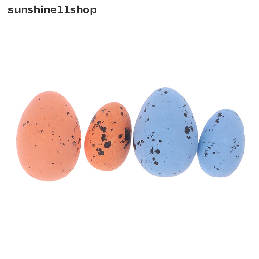 Sho 50Pcs Busa Telur Paskah Happy Easter Dekorasi Dicat DIY Colorful Easter Egg N