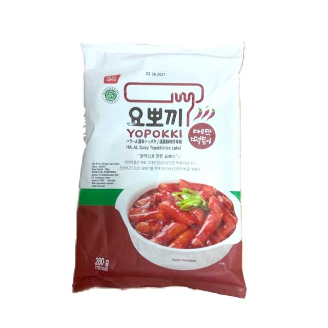 

YOPOKKI RICE CAKE SPICY TOPOKKI 280 GR