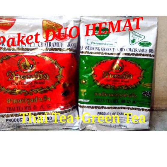 

▼ Paket Duo Hemat Thai Tea dan Green Tea ♟