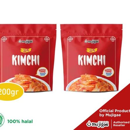 

♜ PAKET ISI 2 - Mujigae Kimchi (200 gr) / Kimchi Halal / Kimchi Ramyun ۞