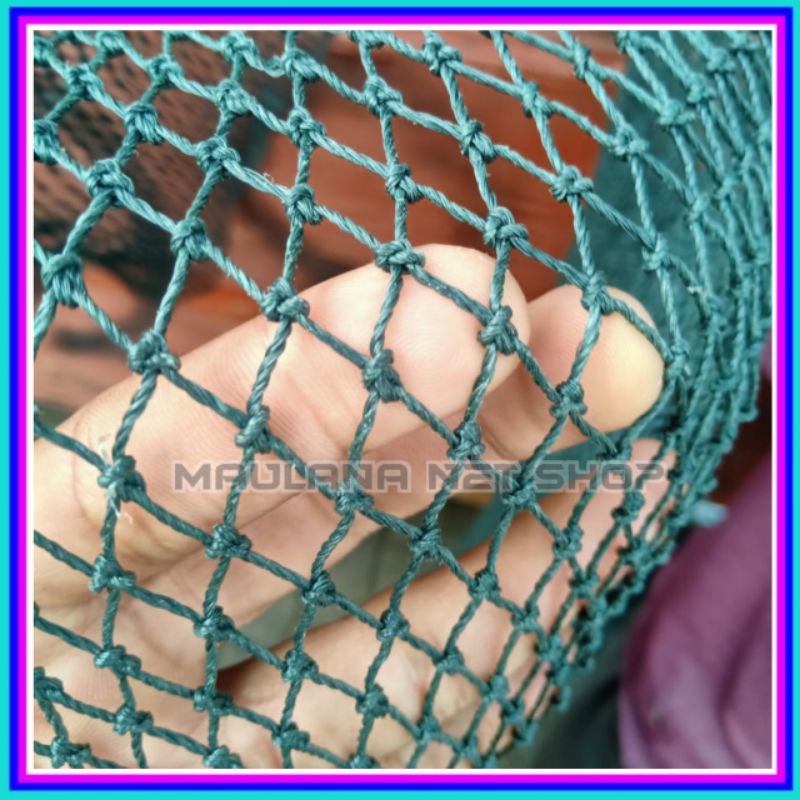 Jaring PE tebal lubang 1cm 1mx4m Tebal/Jaring Golf Pagar/Kolam Ikan/Jaring Ayam/kandang ayam/PE D15