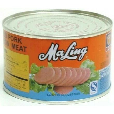 

daging babi kaleng maling ham TTS 397gr /luncheon meat tts TERLARIS