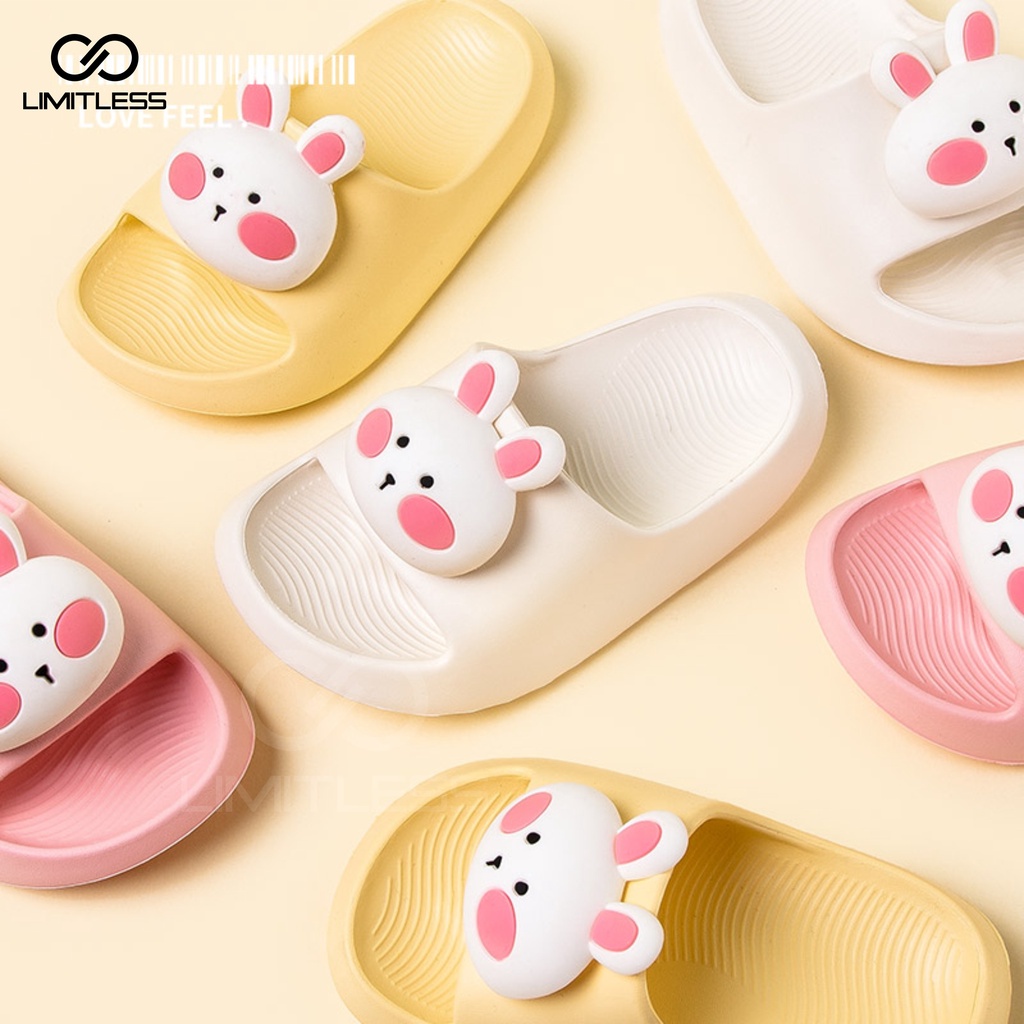 Zerolimit - Sandal Lotso Anak Sendal Slip On Unisex Selop Jelly Karakter Jibbitz Terbaru Premium Sandal slop anak laki perempuan cewek import