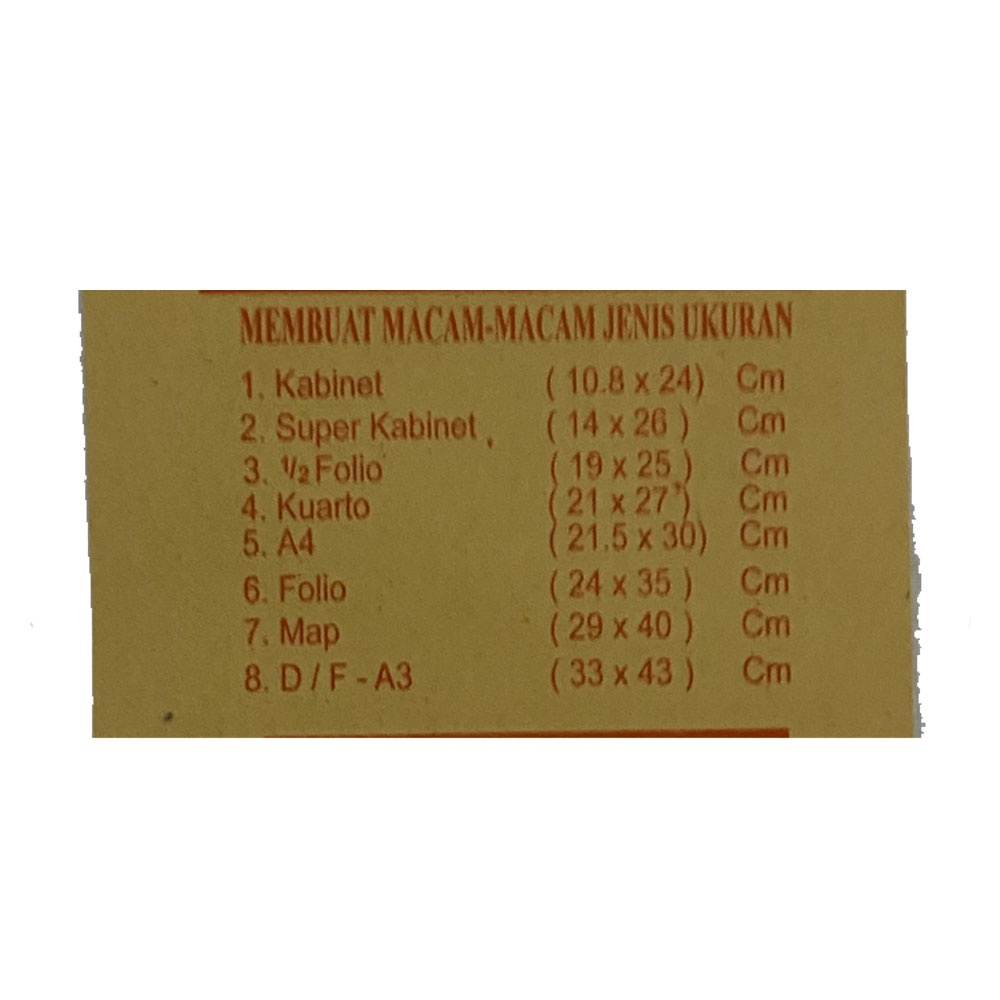 Amplop Coklat Super Kabinet 100 Lembar 14 x 26 cm Super Cabinet Envelope