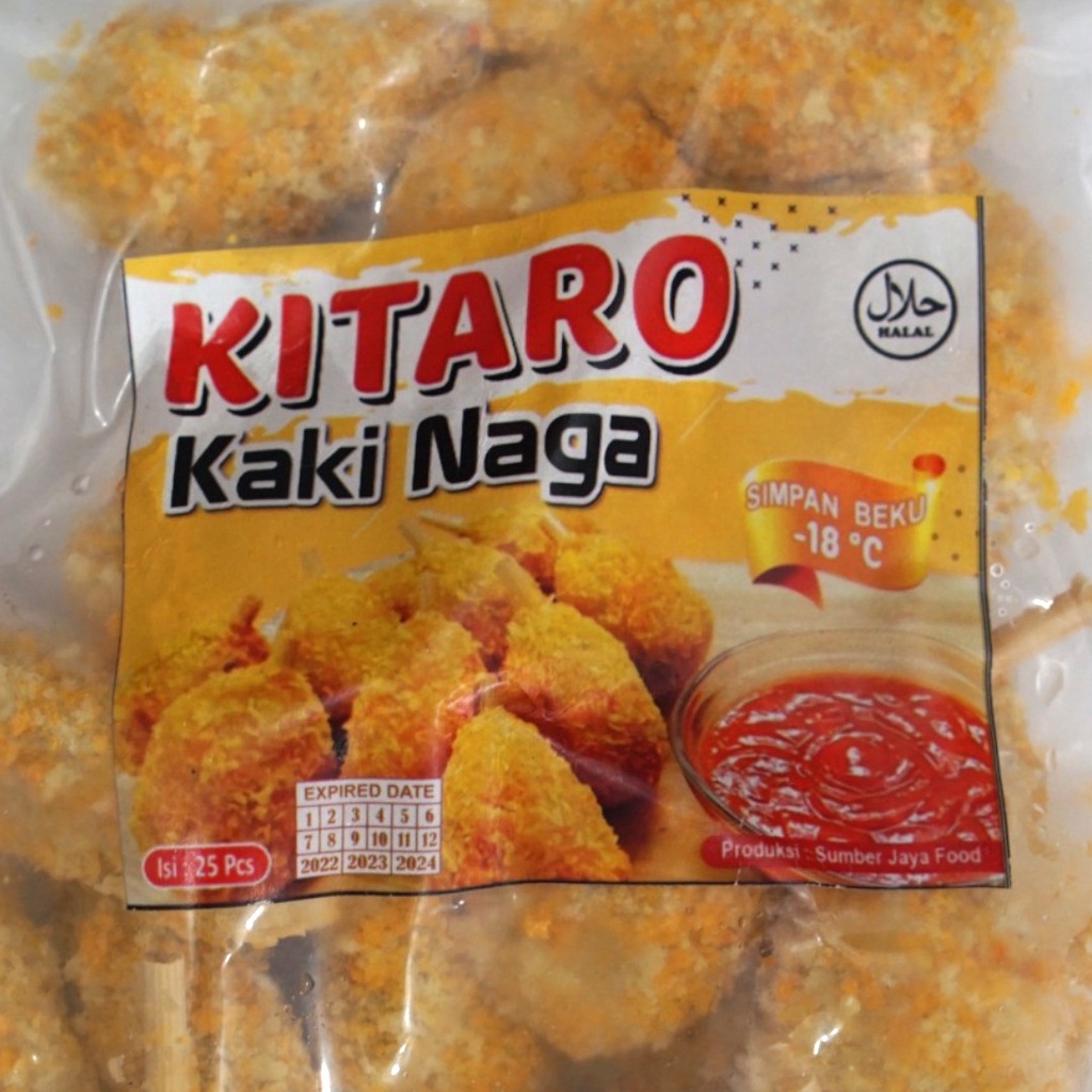 Kitaro Nugget Kaki Naga Frozen isi 25 Pcs