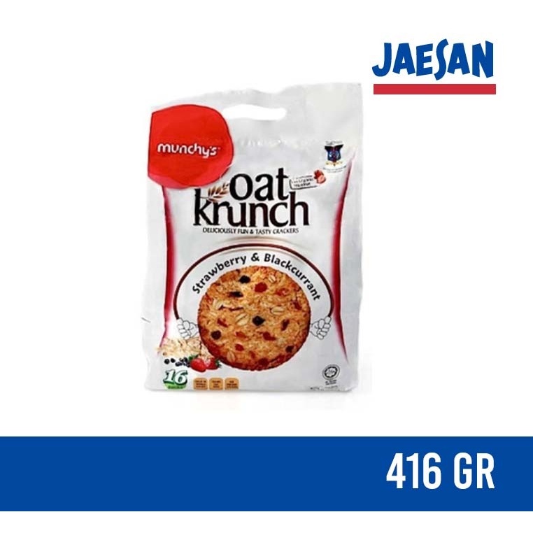 

✨NEW✨ -Oat Krunch Strawberry & Blackcurrant Munchys 416 gr Munchys- 1.1.23
