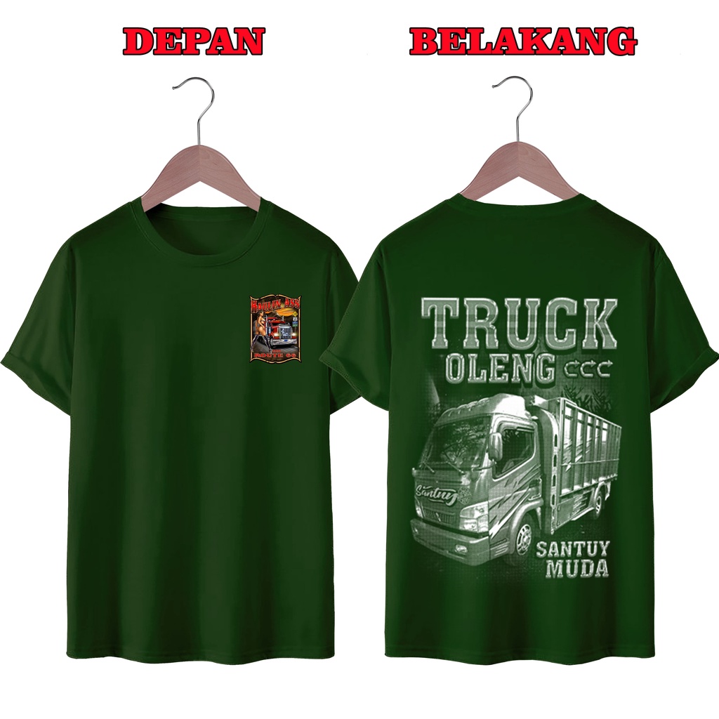 KAOS DISTRO UNISEX PRIA DAN WANITA TERBARU, KAOS JUMBO TRUCK OLENG