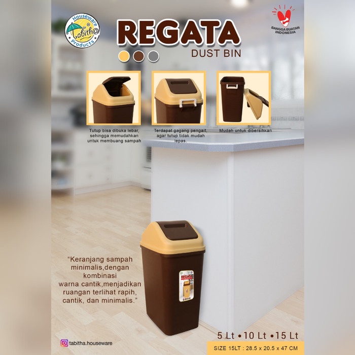 TEMPAT SAMPAH REGATTA 15 LITER